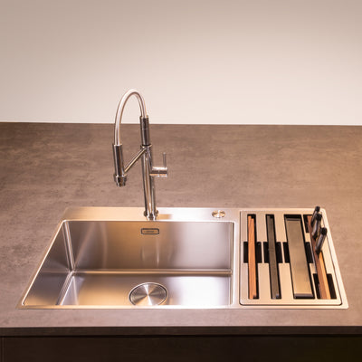 Load image into Gallery viewer, Franke Box Center Kitchen Sink Stainless Steel Double Bowl BWX 220-54-27 WCR