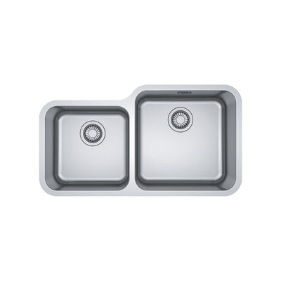 Load image into Gallery viewer, Franke Bell Kitchen Sink Stainless Steel Double Bowl BCX 120-42-35