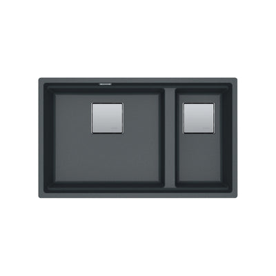 Load image into Gallery viewer, Franke Kubus 2 Kitchen Sink Granite Double Bowl KNG 120-46-21