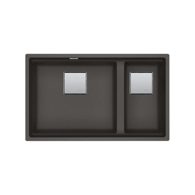 Load image into Gallery viewer, Franke Kubus 2 Kitchen Sink Granite Double Bowl KNG 120-46-21