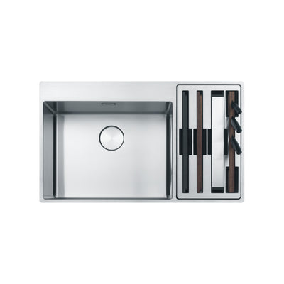 Load image into Gallery viewer, Franke Box Center Kitchen Sink Stainless Steel Double Bowl BWX 220-54-27 WCR