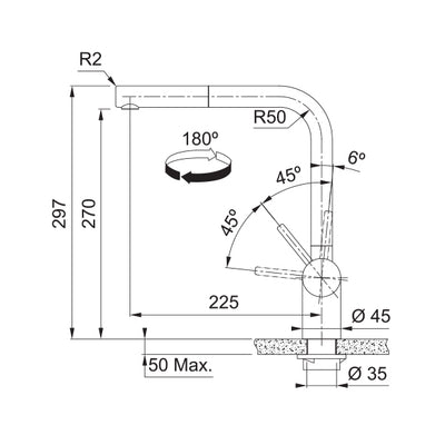 Load image into Gallery viewer, Franke Maris Kitchen Tap Atlas Neo L-Spout - CT1310