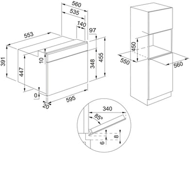 Load image into Gallery viewer, Franke Smart Microwave - FSM 45 MW XS