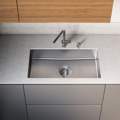 Load image into Gallery viewer, Franke Kitchen Sink Maris Quiet Stainless Steel Single Bowl MQX 110-82
