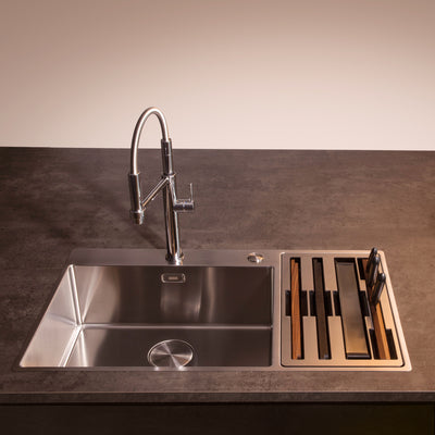 Load image into Gallery viewer, Franke Box Center Kitchen Sink Stainless Steel Double Bowl BWX 220-54-27 WCR
