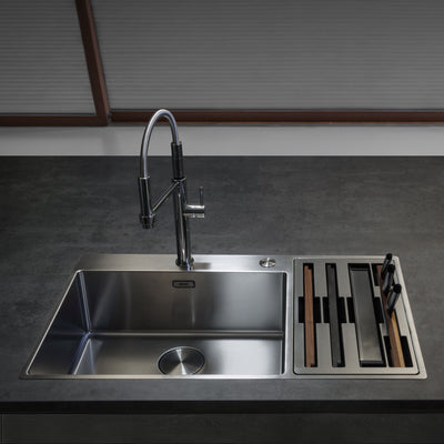Load image into Gallery viewer, Franke Box Center Kitchen Sink Stainless Steel Double Bowl BWX 220-54-27 WCR
