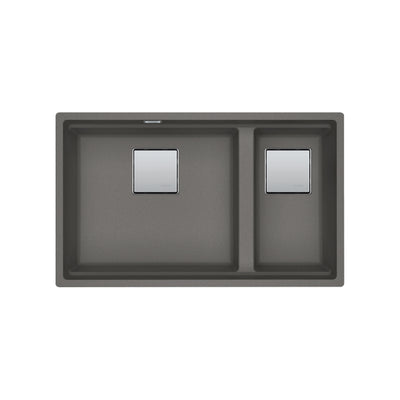 Load image into Gallery viewer, Franke Kubus 2 Kitchen Sink Granite Double Bowl KNG 120-46-21
