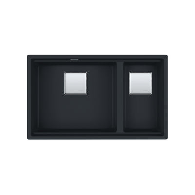 Load image into Gallery viewer, Franke Kubus 2 Kitchen Sink Granite Double Bowl KNG 120-46-21
