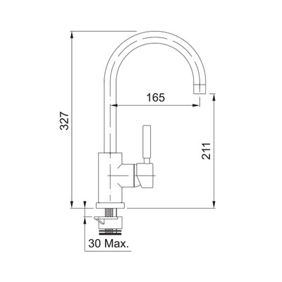 Load image into Gallery viewer, Franke Kitchen Tap Lula J-Spout - RT505
