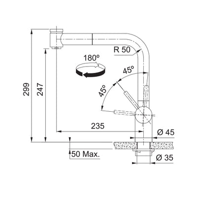 Load image into Gallery viewer, Franke Maris Kitchen Tap Atlas Neo L-Spout - CT196S
