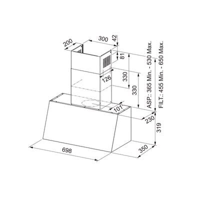 Load image into Gallery viewer, Franke Hood - Trendline Plus BK 70
